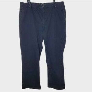 Buffalo David Bitton Alyssa High Rise Straight Leg Black Jeans Womens Size 20/40